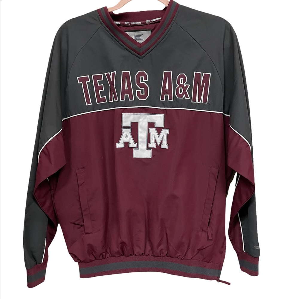 Men's Colosseum Maroon Texas A&M Aggies Duffman Pullover Windbreaker